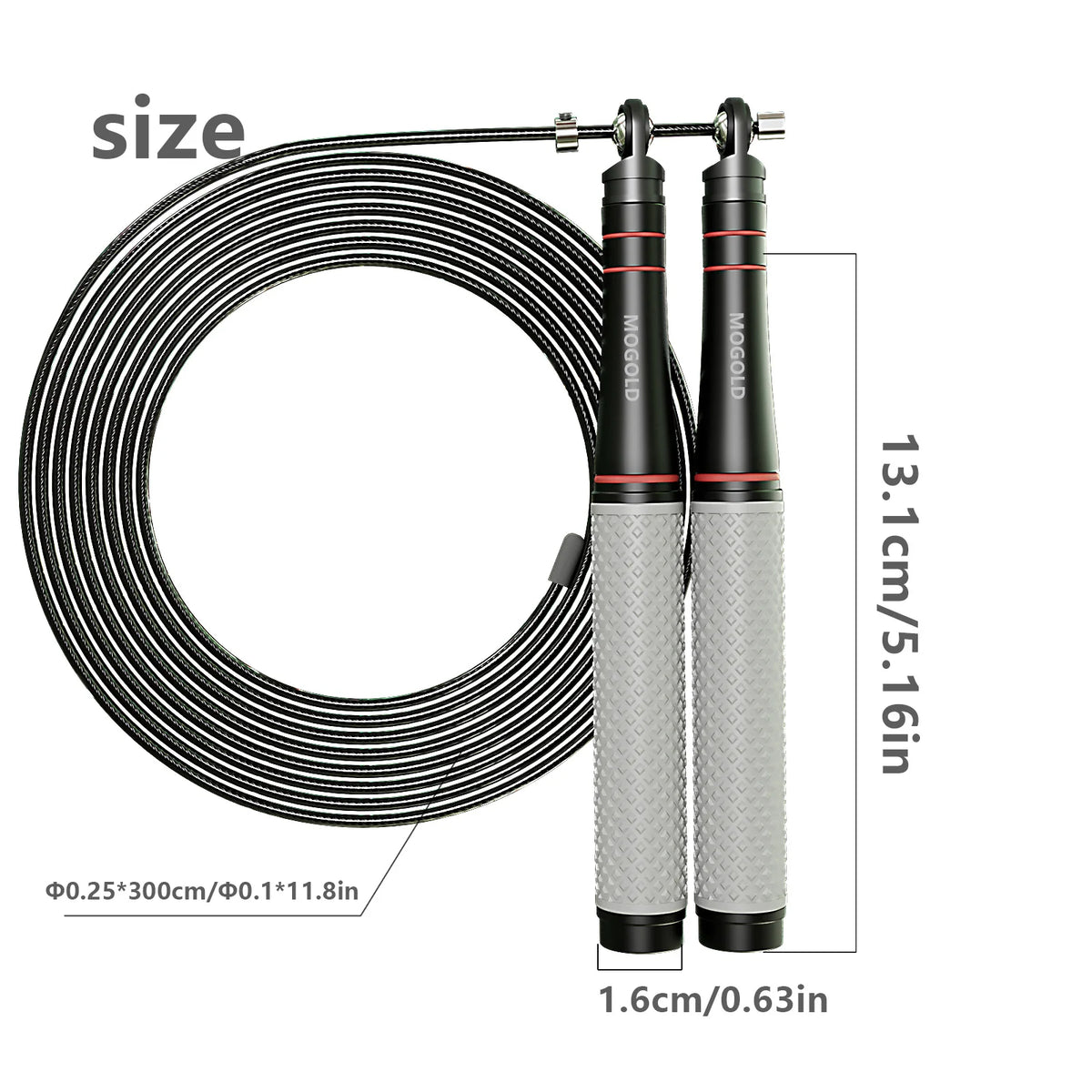 Adjustable Fitness Skipping Rope for Cardio Training