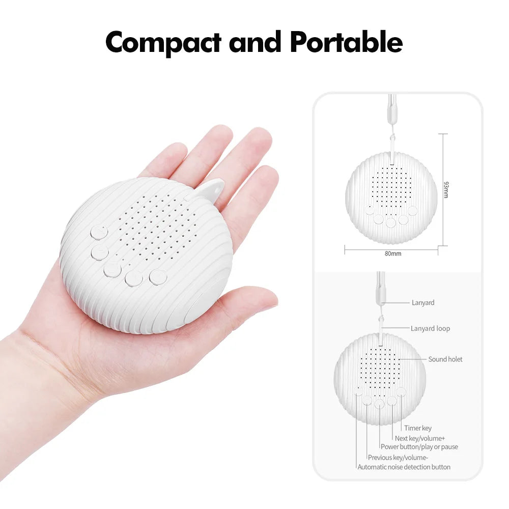Portable Baby White Noise Machine & Sleep Soother
