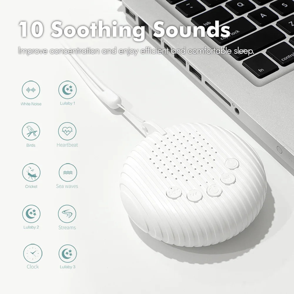 Portable Baby White Noise Machine & Sleep Soother