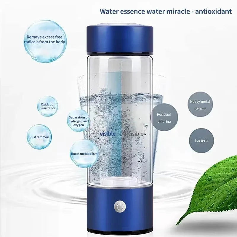 Dingo Portable Hydrogen Water Bottle & Ionizer Generator Cup