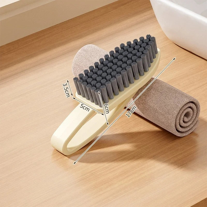 Household Multi-Purpose Cleaning Brush – Dense Bristles, Strong Stain Removal, Versatile Scrubber for Laundry, Shoes & Kitchen