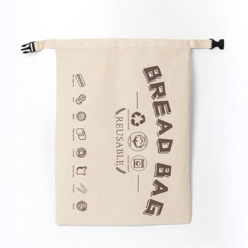 Reusable Beeswax Bread Bags(2-Pack), Reusable Food Storage Wraps In Cotton-Perfect For Sourdough Homemade Bread
