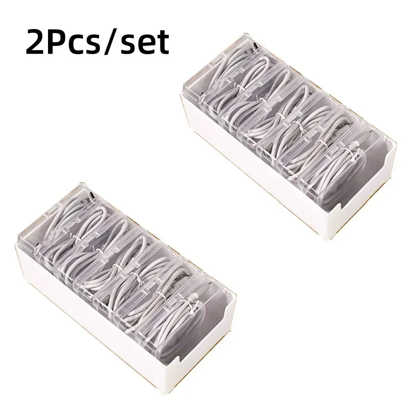 Cable Organizer, Durable Plastic Storage Box, Daily Office Supplies, Miscellaneous Loading Straps and Mobile Device Management
