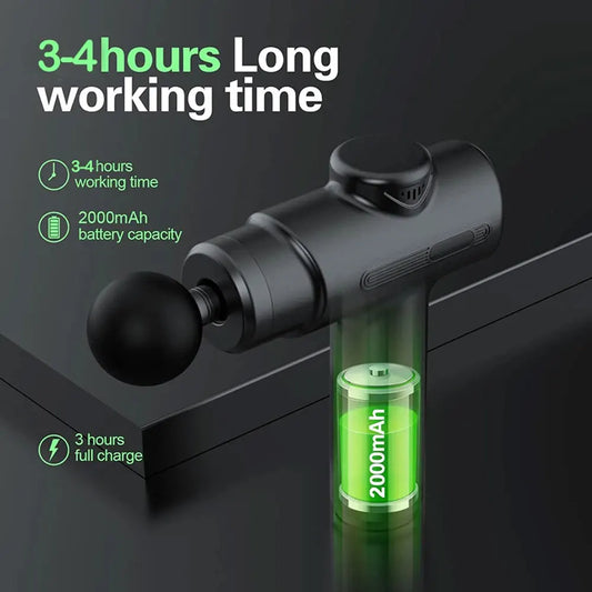 Electric 8-Head Deep Tissue Massage Gun