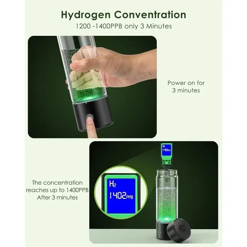 Dingo Portable Hydrogen Water Bottle & Ionizer Generator Cup