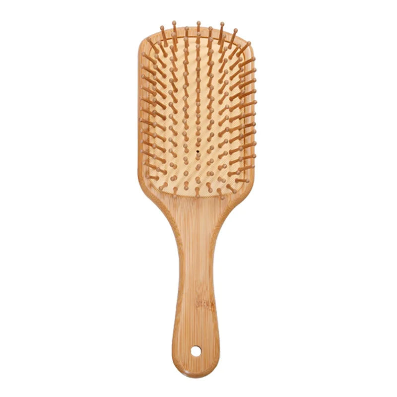 Bamboo Hair Brush Women Styling Hair Comb Hairbrush Wide Teeth Bamboo Combs for Hair Smooth Massage Scalp Brush Barber Comb
