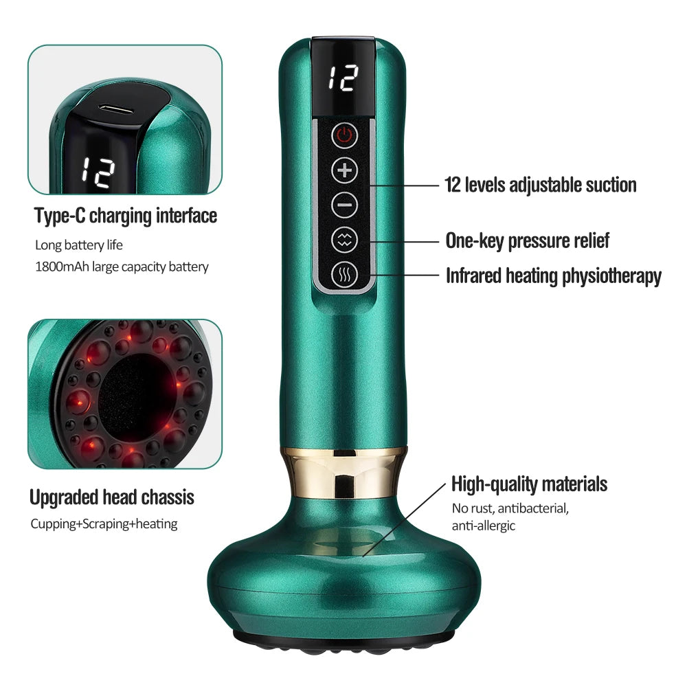 Smart Electric Cupping & Scraping Massager