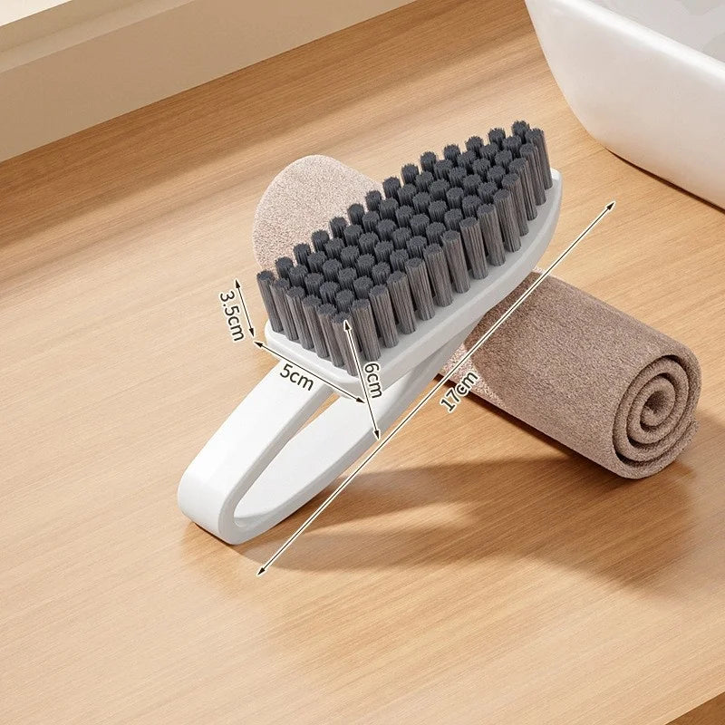 Household Multi-Purpose Cleaning Brush – Dense Bristles, Strong Stain Removal, Versatile Scrubber for Laundry, Shoes & Kitchen