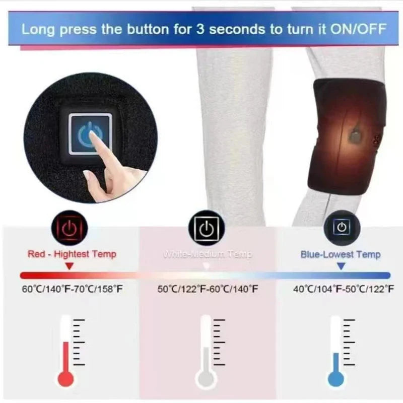 Electric Heated Knee Protector & Joint Support Brace