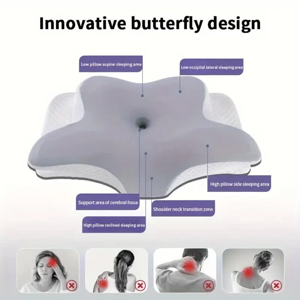 Memory Foam Anti-Snore Neck Pillow