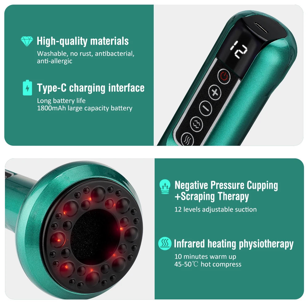 Smart Electric Cupping & Scraping Massager