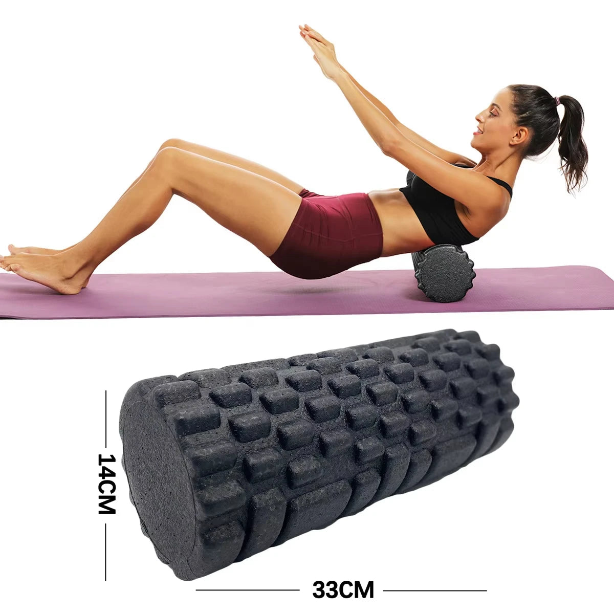 High-Density Fitness & Yoga Foam Roller