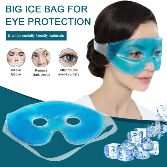 Cooling Gel Ice Eye Mask for Fatigue & Dark Circles