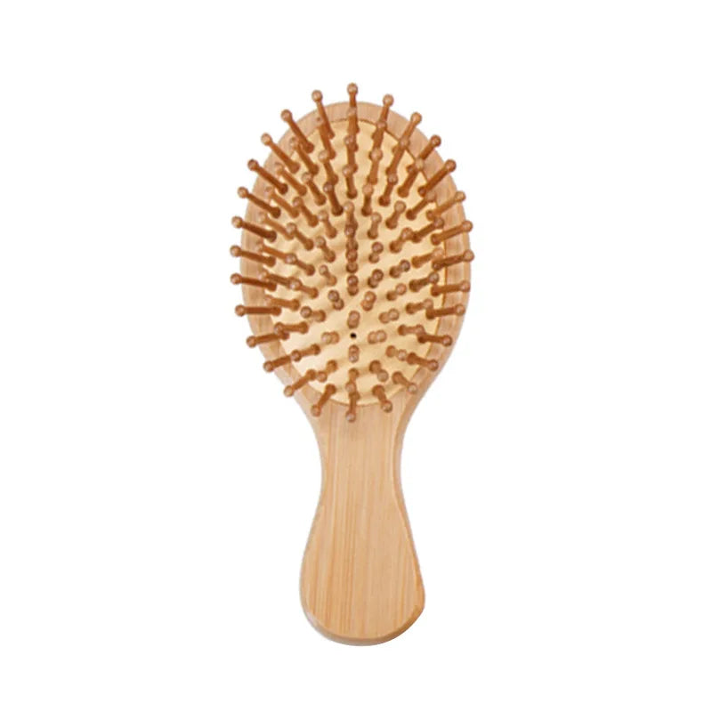 Bamboo Hair Brush Women Styling Hair Comb Hairbrush Wide Teeth Bamboo Combs for Hair Smooth Massage Scalp Brush Barber Comb