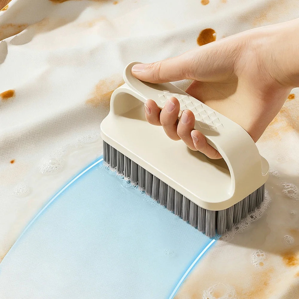 Household Multi-Purpose Cleaning Brush – Dense Bristles, Strong Stain Removal, Versatile Scrubber for Laundry, Shoes & Kitchen