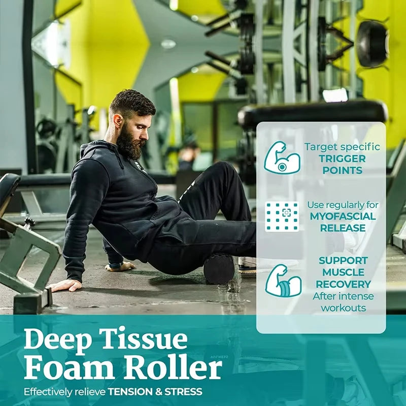 High-Density Fitness & Yoga Foam Roller