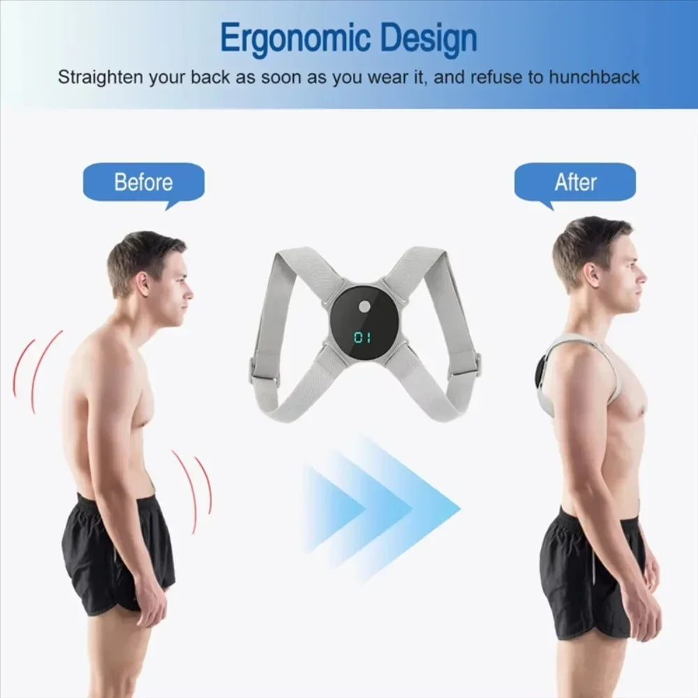 Smart Posture Corrector & Vibration Reminder Brace