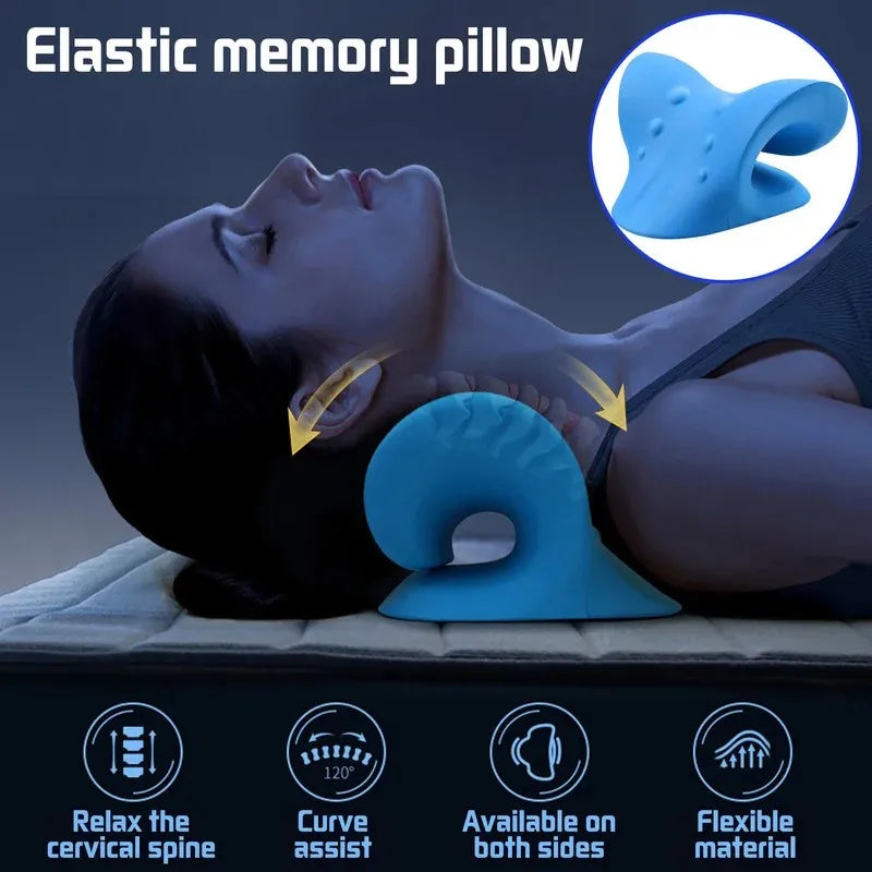 Cervical Neck Traction & Pain Relief Pillow