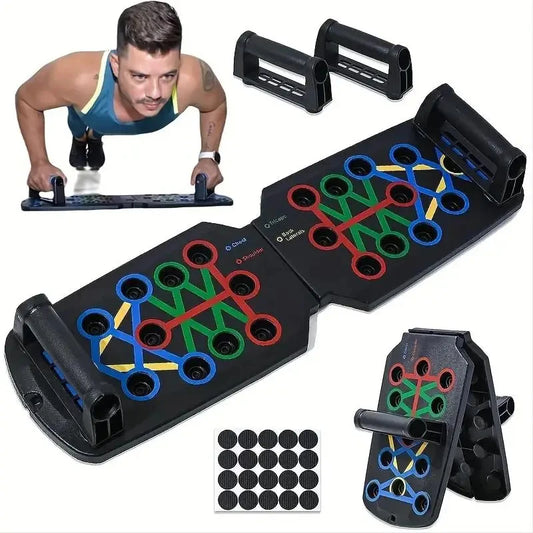 Multi-Function Color-Coded Push-Up Board System