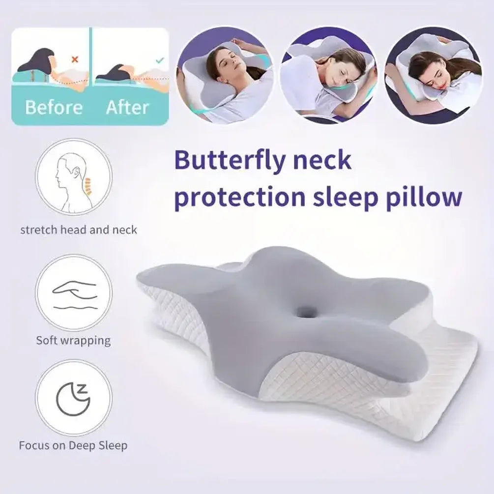 Memory Foam Anti-Snore Neck Pillow